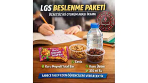 LGS Beslenme Paketi Nedir? Ücretli mi? Paket İçeriği